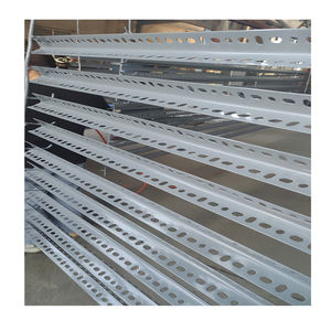 מתכת מתכווננת אחסון פלדה זווית מרופקת יחידות מדפים ועמודות - Product Image 1