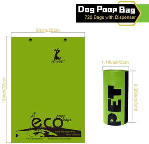 도매 사용자 정의 인쇄 향기 폐기물 애완 동물 개 똥 가방 상자 홀더 디스펜서 핸즈프리 지구 개 똥 가방 가죽 끈 - Product Image 2