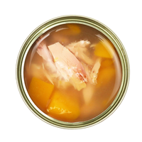 Nourriture en conserve pour chiens de haute qualité, 100% naturelle, riche en protéines, poitrine de poulet, OEM, améliore l'immunité, fournisseur d'usine, friandises pour animaux de compagnie