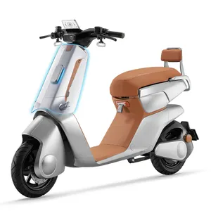 Cina ev moto batteria motor bike e scooter moto elettrica con 7 colori light shield
