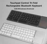Ensemble cadeau d'entreprise technologique avec souris sans fil, clavier pliable et haut-parleur rétro, articles cadeaux pour les entreprises