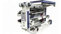 SONGSHENG Nouvelle machine d'impression flexographique automatique 2 couleurs pour papier et sacs plastiques (PE/PP/OPP/BOPP) – Vitesse 70m/min – IOS