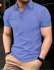 Top Casual <span class=keywords><strong>de</strong></span> Manga Corta para <span class=keywords><strong>Hombre</strong></span>, <span class=keywords><strong>Moda</strong></span> Juvenil <span class=keywords><strong>de</strong></span> Verano para Él por Temu para Shein para <span class=keywords><strong>Amazon</strong></span>, Comercio Exterior Transfronterizo - Product Image 6