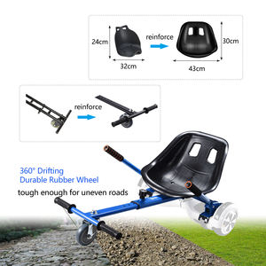 Accessoire de siège pour <span class=keywords><strong>hoverboard</strong></span>, kart pour <span class=keywords><strong>hoverboard</strong></span>, <span class=keywords><strong>accessoires</strong></span> pour kart pour enfants, compatible avec les hoverboards de 6,5 pouces, 8 pouces et 10 pouces - Product Image 4