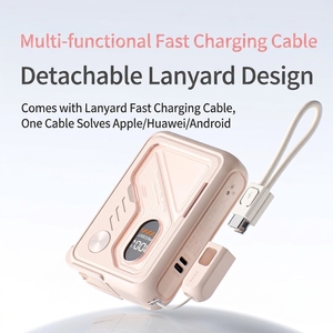 <span class=keywords><strong>Batterie</strong></span> <span class=keywords><strong>externe</strong></span> magnétique 3-en-1 personnalisée 22,5 W en PVC avec <span class=keywords><strong>batterie</strong></span> au lithium polymère 20000 mAh, câble de charge rapide, prise portable pour mobile - Product Image 2