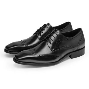 Mocasines de Estilo Británico Premium para Hombres de Negocios, Zapatos de Vestir de Cuero Genuino con Punta Cuadrada y Sin Cordones para Uso Casual y Formal en la Oficina - Product Image 5