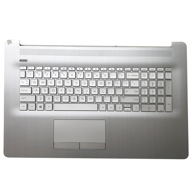 L92783-001 Silver New Genuine Palmrest W/ Keyboard Backlit & Touchpad for for Pavilion 17-BY 17-CA 90-Day Warranty Stock