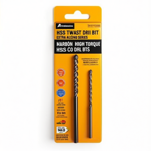 Hss Twist <b>Drill</b> <b>Bit</b> Extra <b>Long</b> Series High Torque Hss Co <b>Drill</b> <b>Bits</b> - Product Image 2