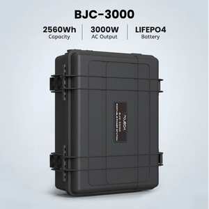 Station d'alimentation solaire portable 3000W, générateur LiFePO4 110V/220V pour voiture, camping et urgences - Prix raisonnable - Product Image 6