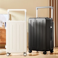Ensemble de bagages de voyage intelligents à chargement USB, avec poignée large et roues silencieuses en PC, pour hommes - Vente en gros