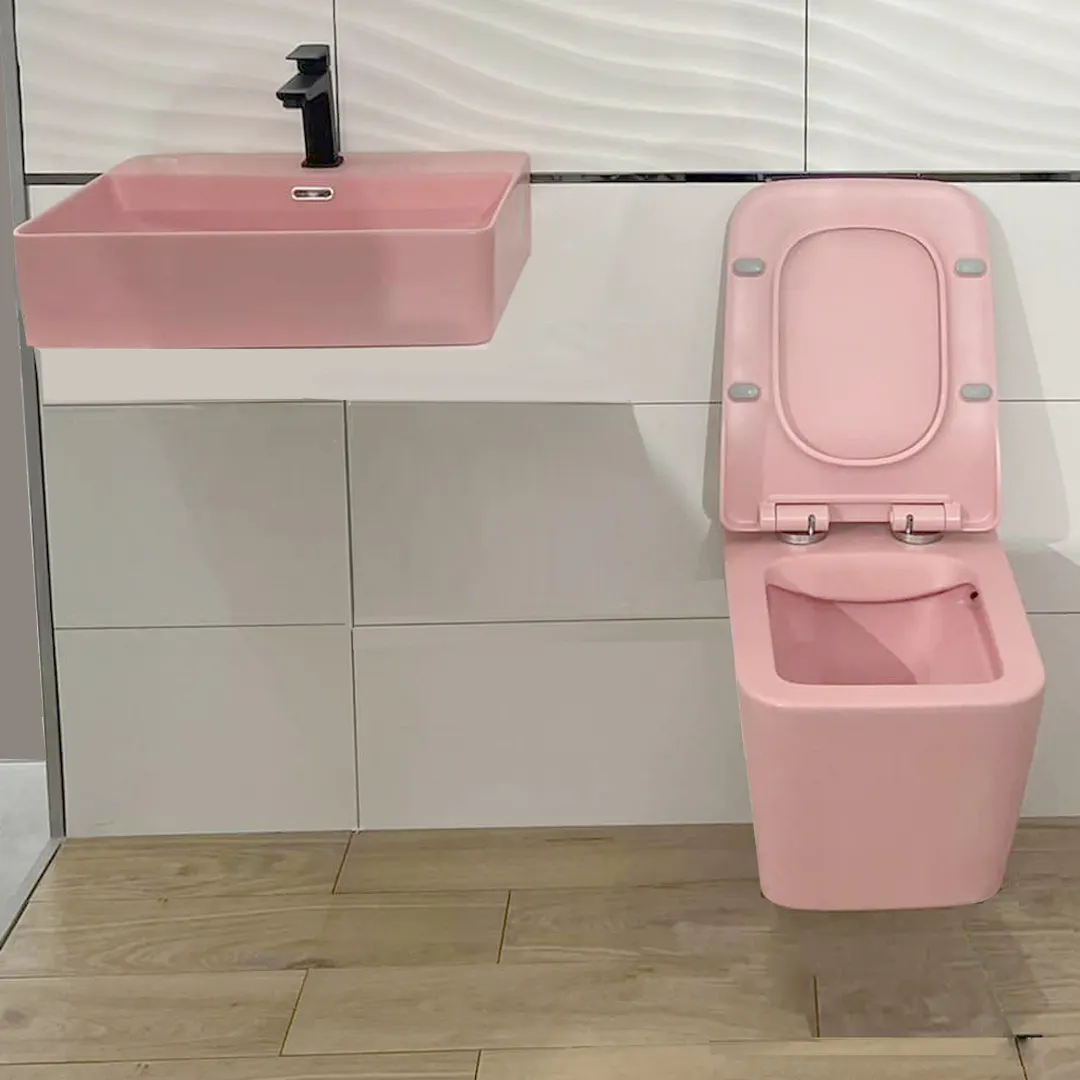 sanitary ware suite monobloc toilet porcelain Bidet slow-falling seat wc vanity taharet wall hung sink commode small house