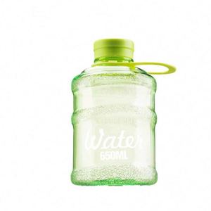 Mini Water Bottle 650ML Plastic Screw-On <b>Cap</b> Bpa Free For Outdoor <b>Hiking</b> Camping Unisex Modern Design Direct Drinking - Product Image 6
