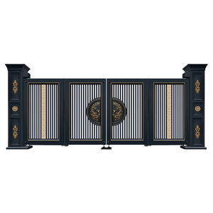 Extérieur Pliable Automatique Industriel Pliant Porte Principale Électrique Télescopique en Aluminium pour Jardin Villas - Product Image 6