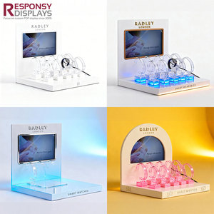 Étagère de présentation Organiseur acrylique multi-niveaux pour écouteurs Bluetooth et accessoires dans les magasins d'<span class=keywords><strong>électronique</strong></span> grand public - Product Image 3