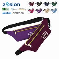 Sac banane personnalisé avec logo sur mesure, vente en gros, sac de taille en polyester, fabricant OEM, directement de l'usine