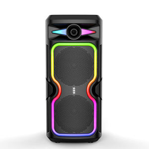 <span class=keywords><strong>ลำโพง</strong></span>ดีเจพกพาสำหรับใช้งานกลางแจ้ง รุ่น V5.3 ไฟ RGB LED  กันน้ำระดับ IPX4 ตัวเครื่องโลหะ ABS แบตเตอรี่ 8000-10000mAh สำหรับใช้ในบ้าน/งานปาร์ตี้ - Product Image 3