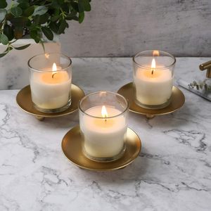 装饰铁板烛台 2 件套 金色烛台，适用于 LED 灯蜡烛和蜡烛 - Product Image 5