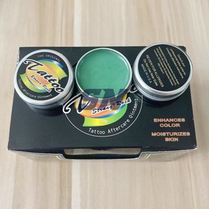 Bálsamo para el Cuidado Posterior del Tatuaje de 15 g, Ungüento Verde para la Curación de la Piel, Crema Reparadora Hidratante para el Cuidado del Tatuaje PMU - Product Image 2