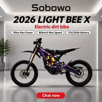 Modèle le plus récent 2026 72v35ah Surron Light Bee X Moto électrique tout-terrain, moto électrique de performance, moto tout-terrain électrique