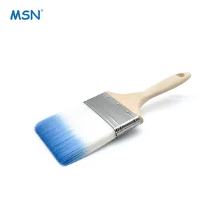 MSN Perfect Paint Brushes Dual Colored Soft Professional Paint Brush 6 Pcs Wall Paint Brush Set