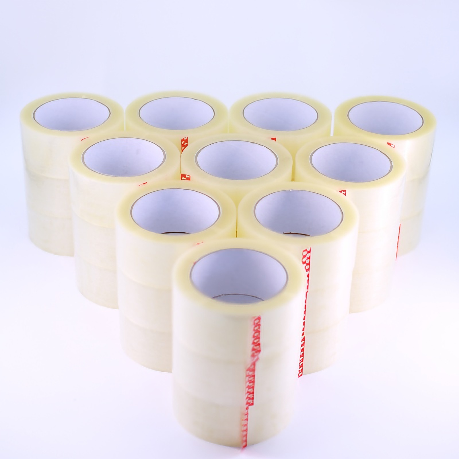 Wholesale Price Printing Yellowish Adhesive Bopp Packing Tape Self Adhesive Custom Logo