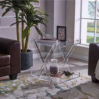 Table en acrylique double couche, verre organique épaissi et durci, fabricant sur mesure pour modèle de bureau/salle de classe exclusif