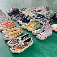 Tenis de Lona de Marca Usados al Por Mayor para Mujer Zapatos Casuales de Segunda Mano Zapatos de Lona Con&Van Usados