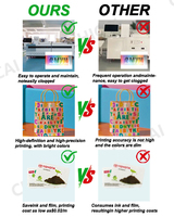Chicai One Pass Digital Pigment Ink A3/A4 30cm Mini Single Pass Printer for Carton Box Paper Cup Fan Paper Bag Printing