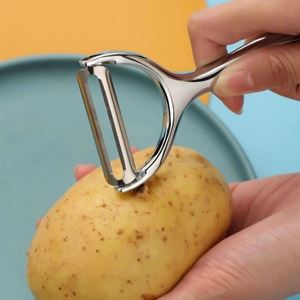 Durable Non-Slip Handle <b>Vegetable</b> Fruit Peeler Potato Peeler Built-in Potato Eye Remover for Kitchen - Product Image 4