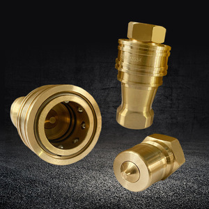Raccord rapide hydraulique en laiton KZD, double auto-étanchéité, filetage interne, norme impériale, haute résistance à la pression - Product Image 1