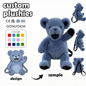 Jouets en peluche personnalisés, conception de poupées, ours en peluche Sherpa mignon, cadeaux personnalisés de marque, jouets en peluche pour l'apprentissage précoce des enfants, jouet en peluche vinyle personnalisé - Product Image 3
