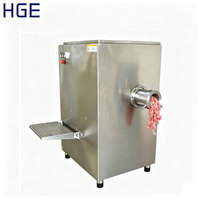 Hachoir à viande congelée automatique robuste en acier inoxydable 304, machine à saucisses avec plaques à orifices multiples, haute capacité