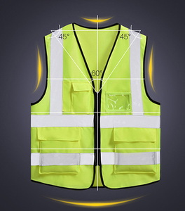 เสื้อกั๊กสะท้อนแสงเพื่อความปลอดภัยในการทำงานสำหรับงานก่อสร้างบนถนน - Product Image 5