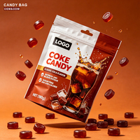 Op maat gemaakte gummy snack supplement staande zakjes premium herbruikbare folie mylar zakken