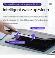 Clavier magnétique rétro-éclairé pour iPad Air 4/5/6/7/10.9 "/11" et iPad Pro 11 ".
