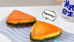 Jincan popolare spremitura giocattolo simulato cibo Sandwich Pinch sfient giocattolo per bambini - Product Image 4