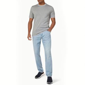 Camiseta de Hombre 100% Algodón, 230gsm, Cuello Redondo, Manga Corta, Corte Holgado, Formal, con Impresión de Logotipo de Marca Personalizada, Anti-Pilling - Product Image 4