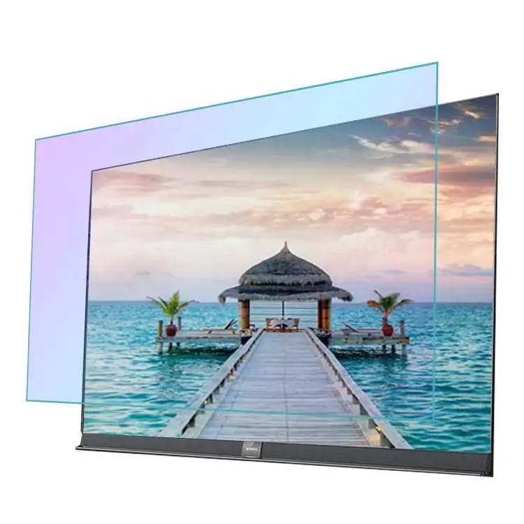 Anti UV TV Screen Protector for 43 50 55 65 Inch, Indoor & Outdoor Anti Glare TV Anti Blue Light Television Screen Film