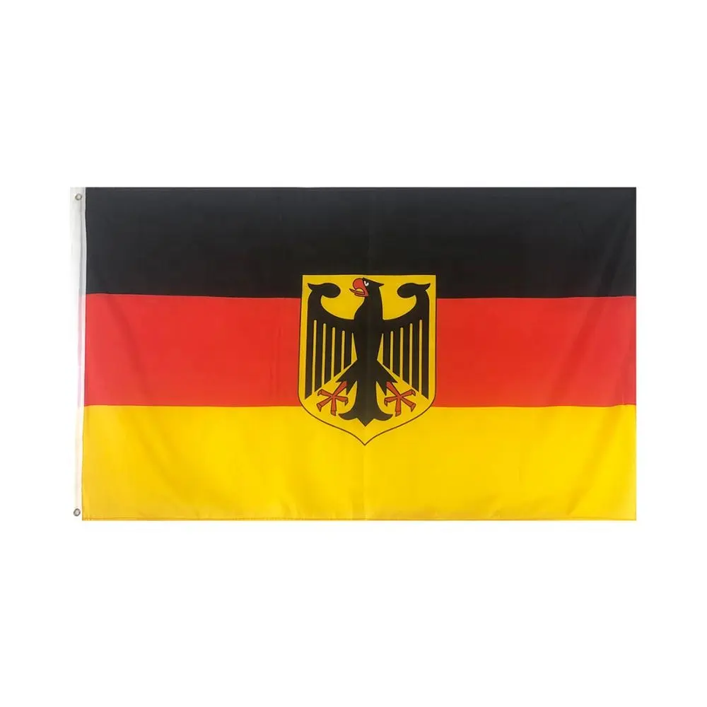 Günstige maßge schneiderte Flaggen 3x5 ft nationales Emblem unter deutscher Adler flagge