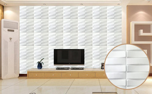Décoration murale d'art de brique de longue date Panneaux muraux <span class=keywords><strong>3D</strong></span> en bambou - Product Image 6