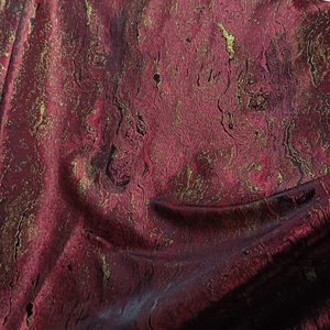 Tissu Jacquard Brocart Métallique JSQ552B à Motif <span class=keywords><strong>Peinture</strong></span> Abstraite, 73% Polyester, 27% Métallique, <span class=keywords><strong>pour</strong></span> Vêtements de Soirée - Product Image 3