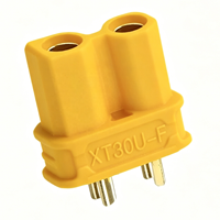 Conector XT30 a prueba de agua de fábrica, macho y hembra, XT30-F, enchufe eléctrico chapado en oro XT30-M para paquetes de baterías