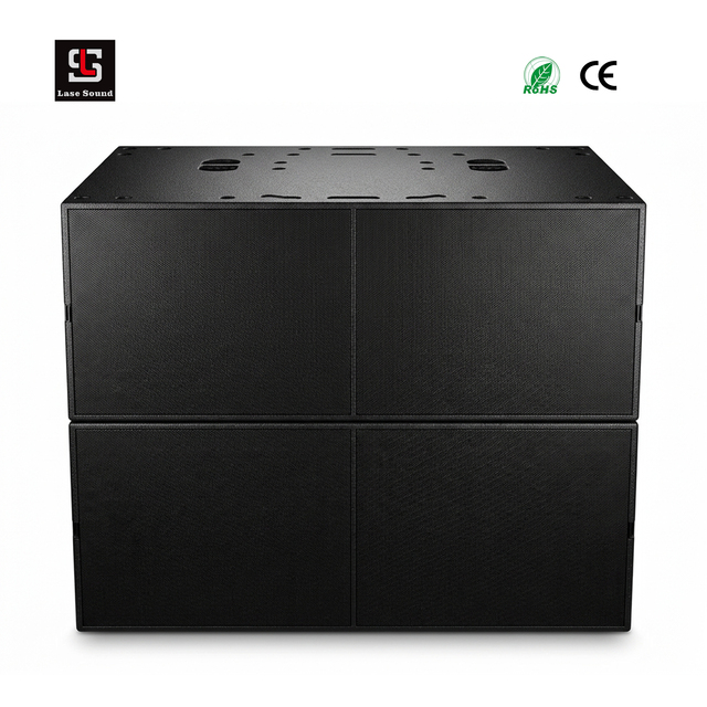 Dual 21 Subwoofer Speaker Polyurea Birch Plywood Bass Bin 2000W RMS Outdoor Festival Stage Event Line Array PA Sound System