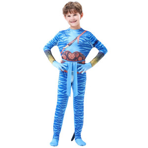 Costume di Halloween Avatar 3 per Bambini e Adulti, Abbigliamento da Palcoscenico, Tuta Aderente da Supereroe - Product Image 4