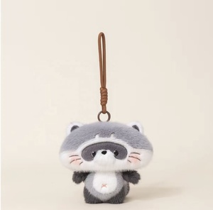 Llavero de Peluche de Animales de Dibujos Animados, Osito de Peluche, Gato, Panda, Perro, Colgante Suave, Venta al por Mayor, Juguetes de Peluche Personalizados para Niños - Product Image 3
