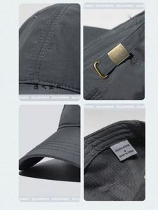 หมวกกันแดดสีพื้น 6 แผง ทรงเบสบอล ผ้าโพลีเอสเตอร์ แห้งเร็ว นุ่มสบาย สำหรับฤดูร้อน ลดราคา - Product Image 5