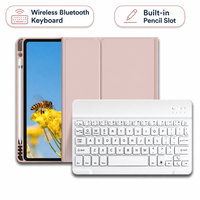 Casing Keyboard Nirkabel untuk Lenovo Tab P11 Pro Gen 2 2022 11.2 Inci 2022 Penutup Silikon Lembut dengan Penyangga