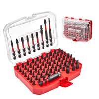83 buah Set mata obeng dampak daya industri 25mm 50mm 75mm DIY Aksesori alat pertukangan OEM ODM alat tangan