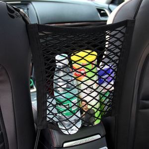 Car Interior Trunk <b>Seat</b> Back Elastic Mesh Net <b>Seat</b> Side Organizer Car Styling <b>Storage</b> Pocket Holder - Product Image 5