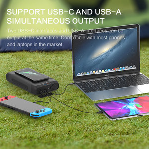 Nouvelle tendance <span class=keywords><strong>2022</strong></span>, batterie solaire portable, charge rapide 12V avec allume-cigare, 72000 mAh, batterie sans fil pour ordinateur portable PC de 80000 mAh - Product Image 3